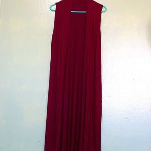 Maroon vest